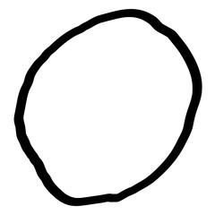 Circle frame png sticker, transparent background