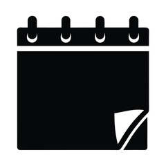 Calendar icon vector illustration schedule appointment date reminder event planner graphic design 90