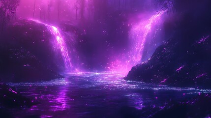 Advance Ai multi based technology with different colored abstract background 