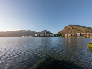 Rodrigo de Freitas Lagoon is a lagoon in the district of Lagoa in the Zona Sul (South Zone) area of Rio de Janeiro, Brazil.