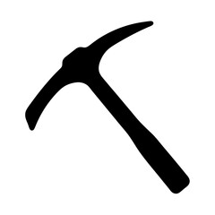 Isolated pickaxe mining tool vector illustration for construction and excavation work design icon