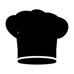 Chef hat vector graphic design element for culinary arts and restaurant industry professionals use