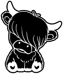 animal illustration farm silhouette cow logo agriculture icon cattle outline livestock farming countryside milk pig sheep cute art nature shape with vector graphic background