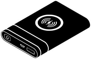 device illustration phone silhouette energy logo mobile icon power outline battery recharge bank usb smartphone smart digital charger portable shape internet vector graphic background