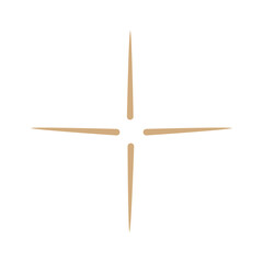 Star png sticker on transparent background