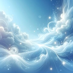 Abstract ethereal sky landscape