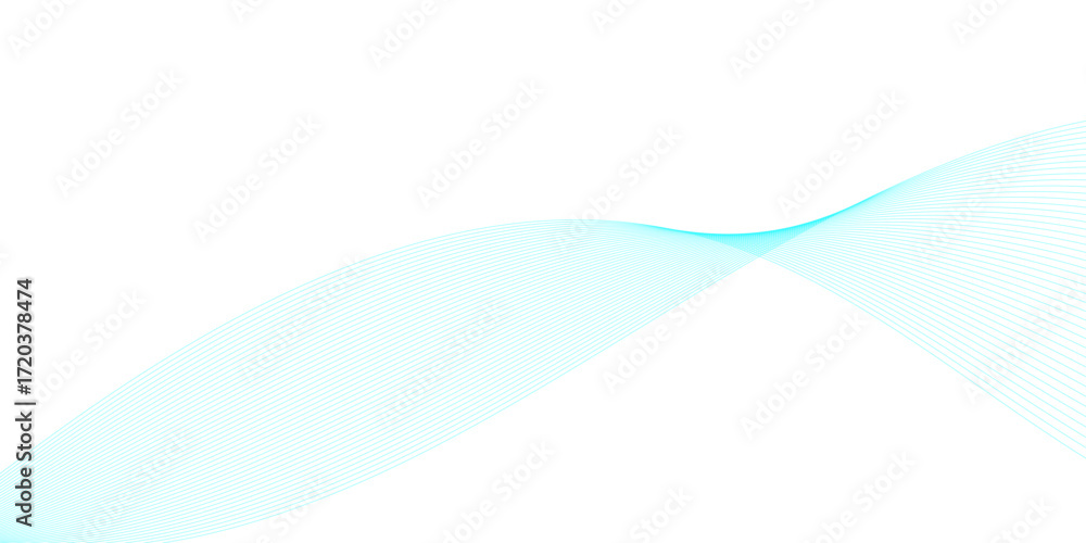 Poster abstract colorful blend wave lines and technology background. modern colorful flowing wave lines and