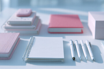 minimalist photograph depicting essential school supplies with focus on single object