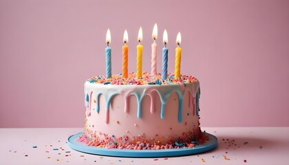 Birthday Cake with Candles