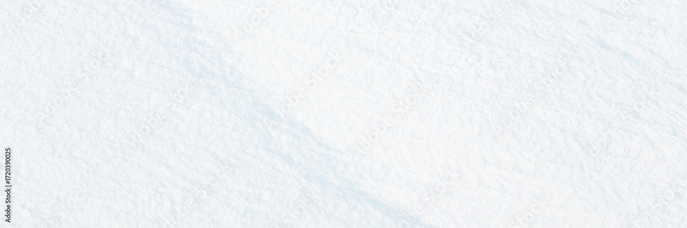 Canvas Prints wide panoramic winter background with snowy ground. natural snow texture. wind sculpted patterns on 