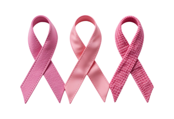 Breast Cancer Awareness Pink Ribbon PNG Transparent Fabric Texture Support Symbol Illustration Clipart
