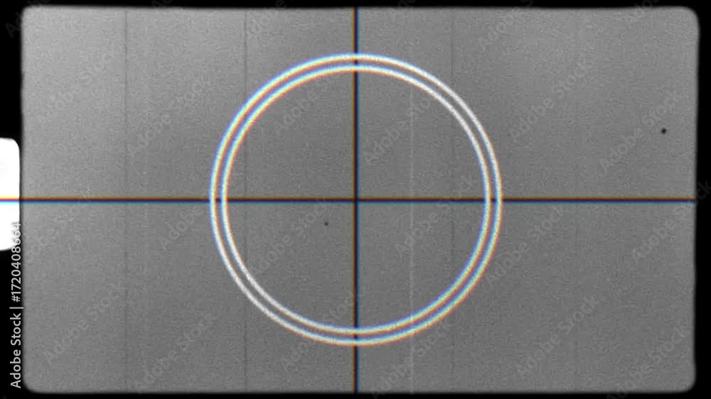 Poster retro style film background with copy space for countdown animations