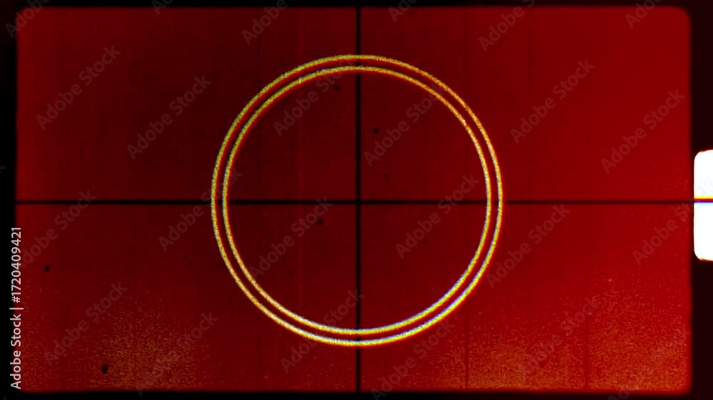 Poster retro style film background with copy space for countdown animations