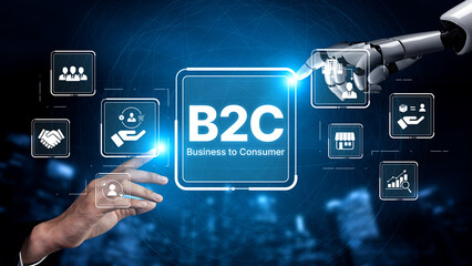 AI improves B2C models with smart delivery systems, customer engagement tools, and optimized digital retail strategies. Artificial intelligence spline