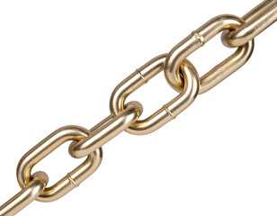 Obraz premium Close-up of a shiny golden chain showcasing its intricate design and sturdy construction for various uses.