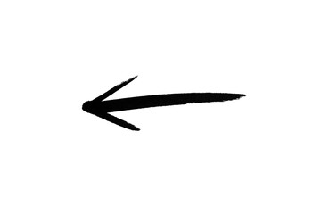 Bold Sketch Arrow Pointing Left