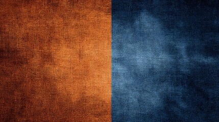 denim and orange color fabric background