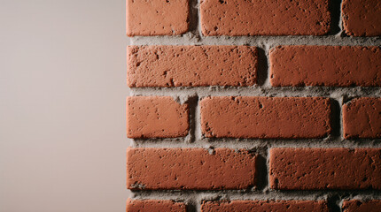Obraz premium Capture the rugged brick wall assembly’s sturdy allure, perfect for industrial art and building decor delights