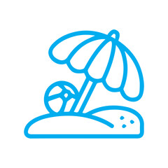 Beach vacation and relaxation