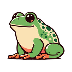 
frog illustration design
