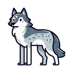
wolf illustration design