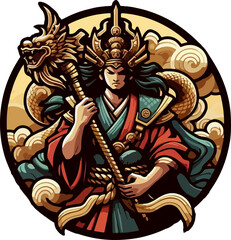 Japanese_Samurai_Vector_Artwork_–_Traditional_Warrior_with_Katana_Sword