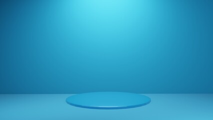 sale podium, blue stage to show your produce in studio and display in showroom, Special offer...