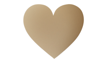 Old Notebook Sheet with a heart shape.