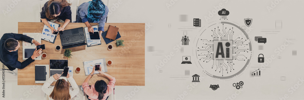 Poster ai assistant with llm, big data, machine learning, and generative ai powers prompt engineering and s