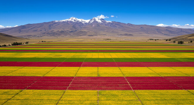俺のmokkin hills field Lush green field with rolling hills and majestic mountains scenery