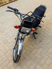 motorcycle on the street wallpaper