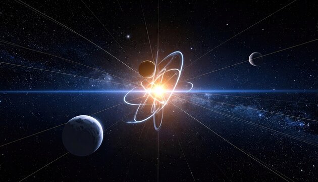 Cosmic Atomic Explosion in Dark Nebula