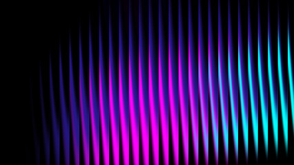 Abstract vibrant pink teal purple color refracted strips glass gradient texture. Creative ribbed texture for modern futuristic technology backgrounds, banners, headers, covers, presentations.