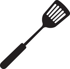 Kitchen Spatula Silhouette Vector Design 