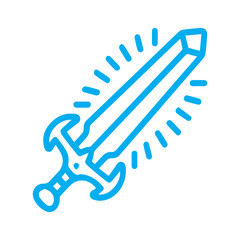 Glowing Sword Illustration