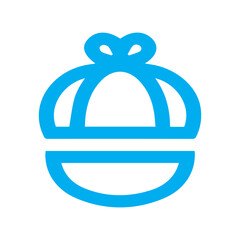 Blue Abstract Icon
