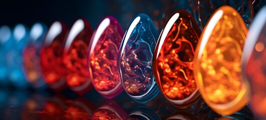 Tiny figures from life cocoon, ai generative