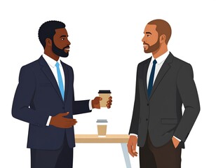 Business Colleagues Coffee Break.