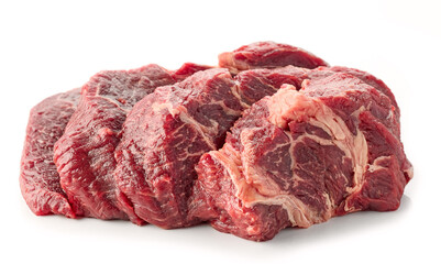 fresh raw sliced beef meat cuts