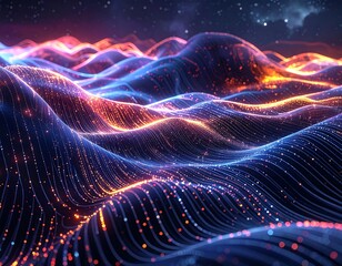 Abstract Digital Landscape.