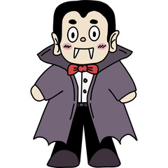 Halloween cute spooky hand drawn 