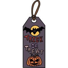 Halloween cute spooky hand drawn 