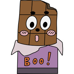 Halloween cute spooky hand drawn 