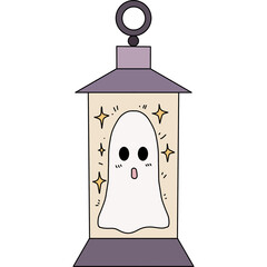 Halloween cute spooky hand drawn 