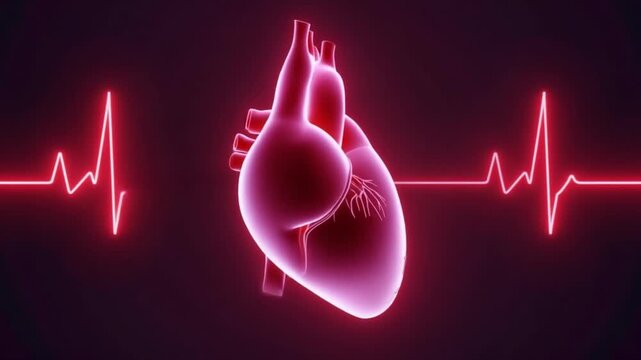 Human Heart Beating Animation for Medical Use