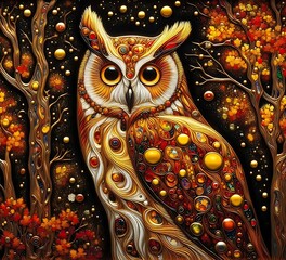 owl on a branch