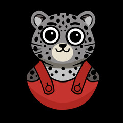 Vector of a figura cat