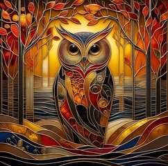 owl in the night