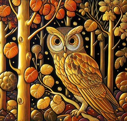 owl in the night