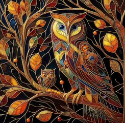 owl in the night